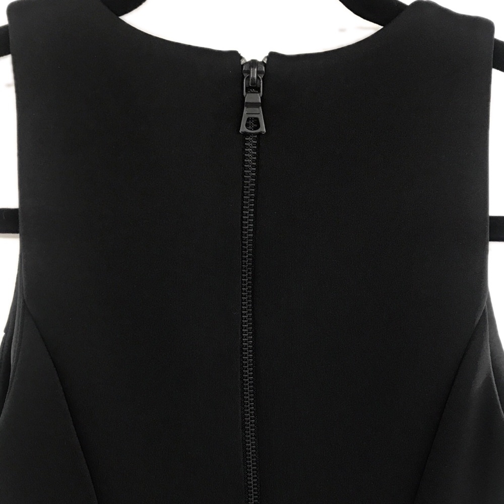 MILLY | Black Scuba Dress - Picture 4 of 7